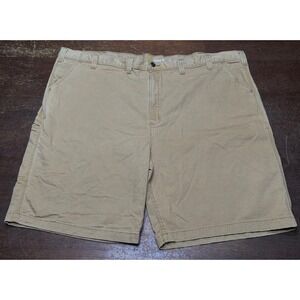 Carhartt Relaxed Fit Shorts Mens Size 54 Beige Workwear Casual Canvas